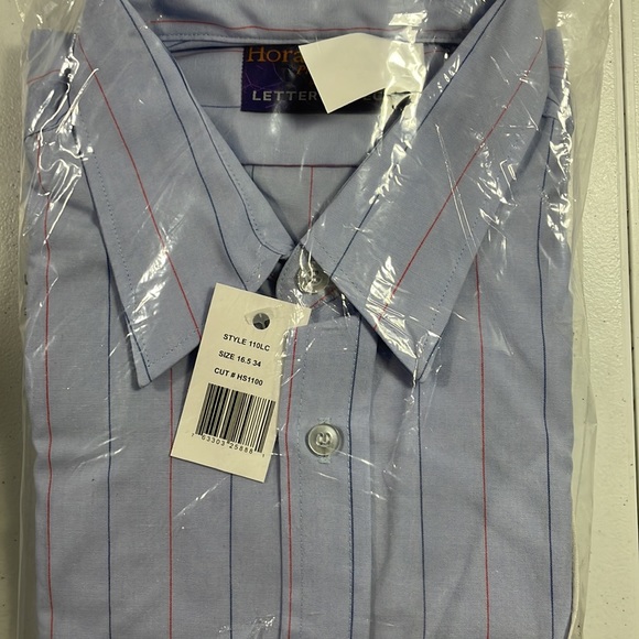 Vintage 90s Mens USPS Button Front Long Sleeve Shirt - Picture 11 of 11